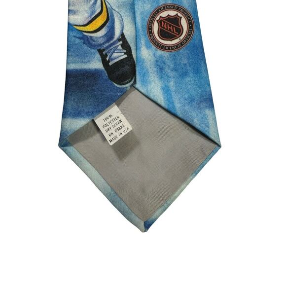 Ralph Marlin NHL Boston Bruins Hockey Player 1991 Novelty Vintage Necktie - Picture 6 of 7